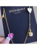 YSL Women's Phone Charm and Key Chain, Sweet and Cute, Exquisite and High-end, Suitable for Daily Use and As a Gift.