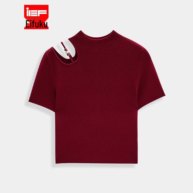 

IEF Autumn Chic Short Sleeve Knitted Top One Size