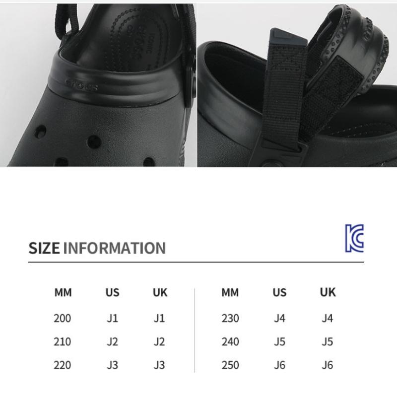 サンダル・ミュール Crocs Duet Max 2 Clog K Women's Sandal Black 208774-001G Crocs Crocs Duet Max 2 Clog K Women Sandals blacK 208774