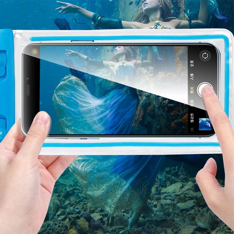 Outdoor Universal Waterproof Pouch Swimming Beach Dry Bag Case Cover Holder For Iphone Samsung Xiaomi Swim Waterproof Bag
