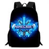 Minecraft Printed Backpack Children'S Elementary School Bag
