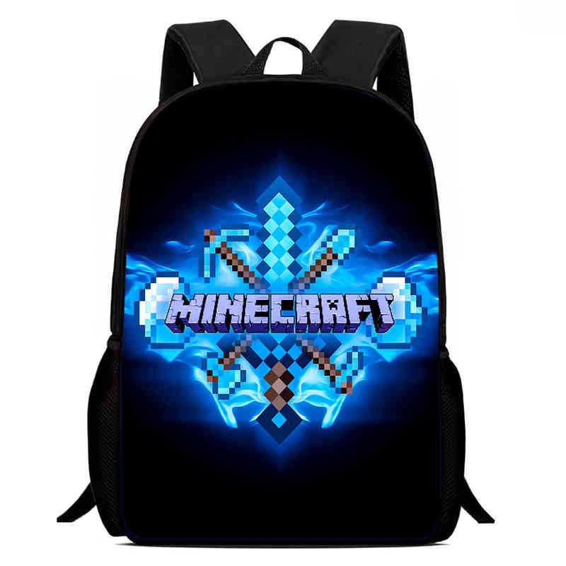 Minecraft Printed Backpack Children'S Elementary School Bag