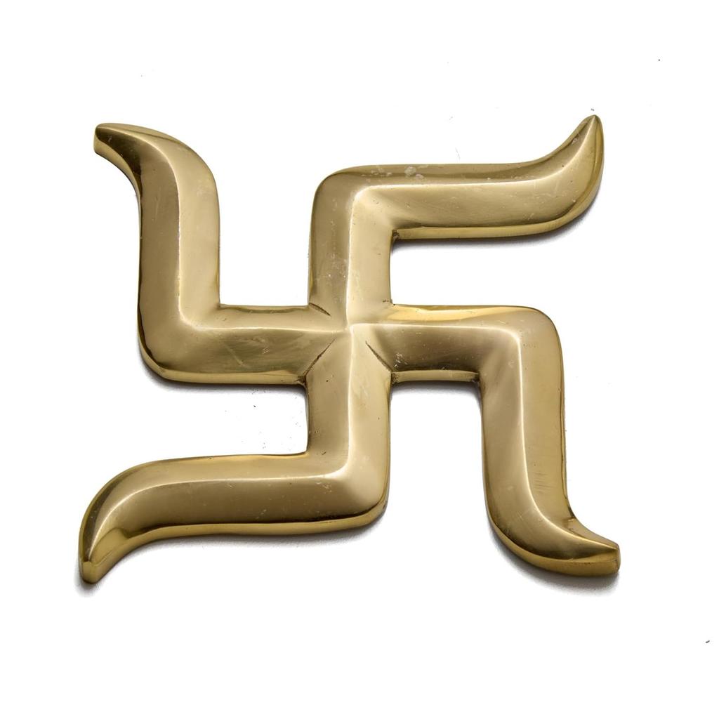 Brass Swastik Sathiya Wall Hanging Yantra – | Auspicious Vastu Religious Symbol