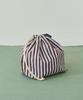 Clote String Pouch - Striped Brick