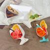 Clips para Cocktails em Acrílico Designs Únicos Acessórios Leves para Bebidas para Decorações de Festa
