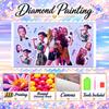 Kpop Demon Hunters 5D Diamond Painting Kit DIY Full Drill Diamond Art Home Wall Decor
