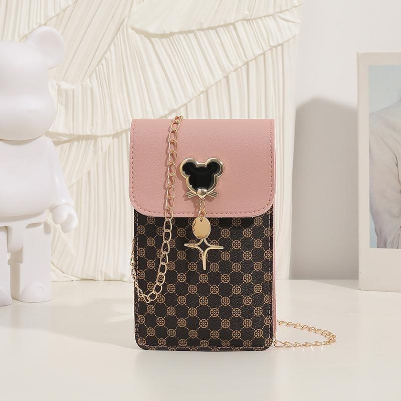 Útulná taška na telefon s přívěskem Up Star Minimalistická dámská taška na peněženku PU Zero