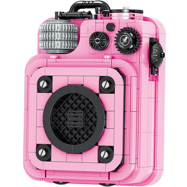 

Мини-блок динамиков LIN07 Retro Pink 00985LI, разноцветные, популярные корейские игрушки