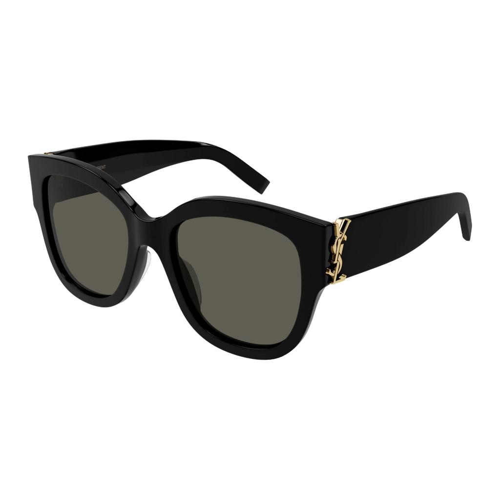 Saint Laurent Cool Black Frame SL M95/F-001 56 Oval Sunglasses Women sunglasses SL-M95/F-001-56
