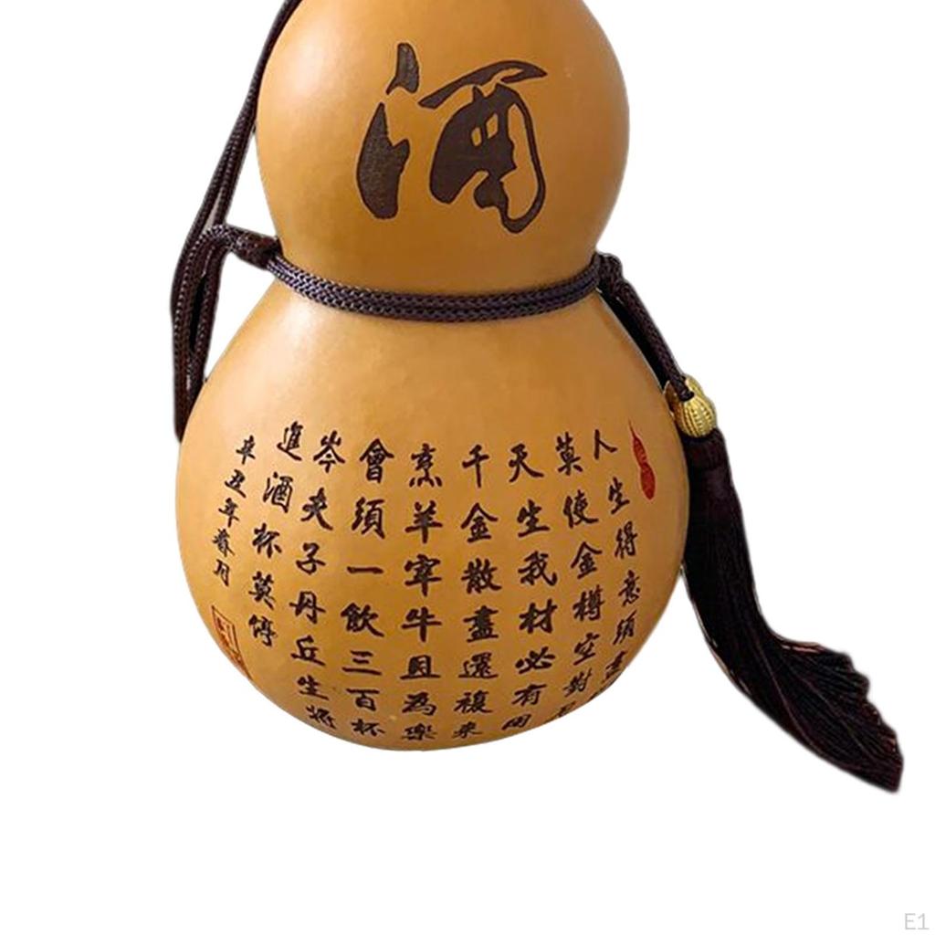150ml Gourd Water Bottle Drink with Lid Desktop Decoration Kettle Photography Props Pendant