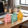 Creative Stress Relief Pinch TPR Christmas Squishy Toy Santa Claus Cake Squeeze Toy  Christmas