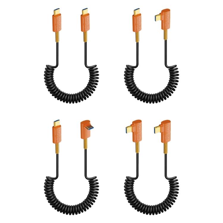 Spring Design USB4 Type C Cable Data Cord Wire 240W Power Delivery 40Gbps Speed 8K Video for USB C Devices Black