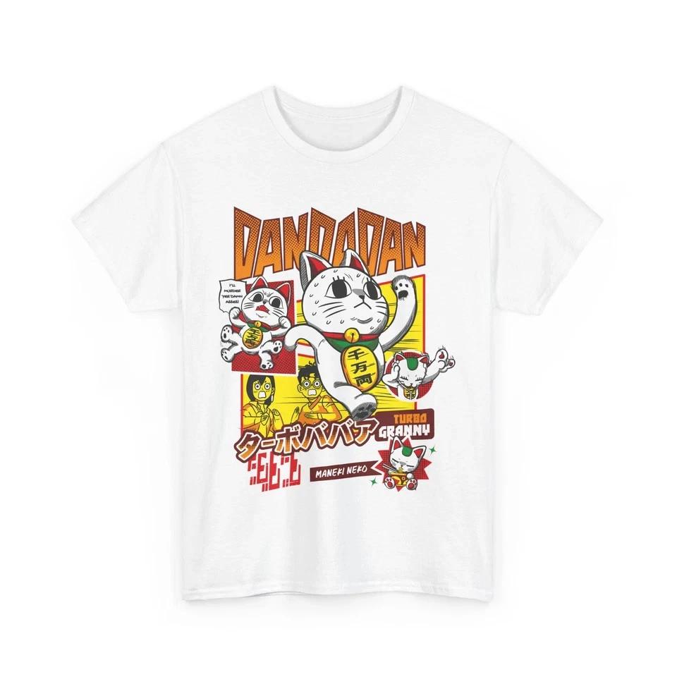 Anime Unisexga Dandadan Turbo Tshirt Japanese Tee Gift Unisex TShirt White S