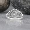 Bague Rétro Soleil et Lune pour Femme Yun Miao - Style Européen et Américain