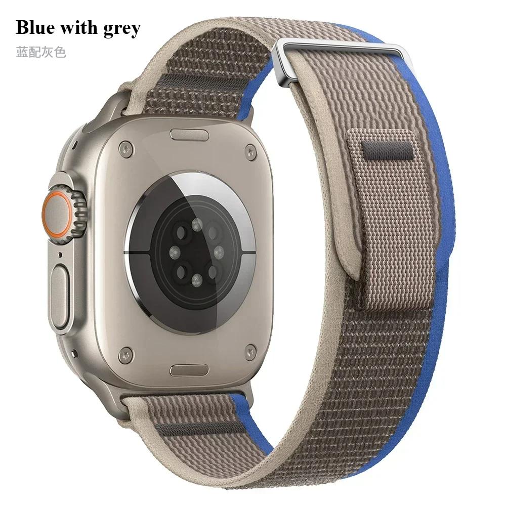 Trail Loop Strap For Apple Watch Series 10 46mm 42mm Sports Nylon Wristband iWatch Ultra 2 49mm 9 8 7 6 5 4 SE 45mm 41mm 44mm 40mm Band