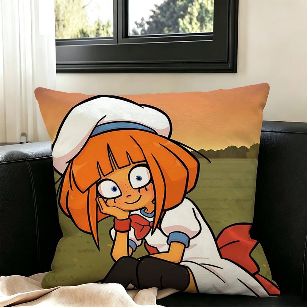 For Maya Mymy Coco O-Ongezellig Square Double-Sided printed Pillow Case Bedroom Bedside Pillow Sofa Cushion Cover