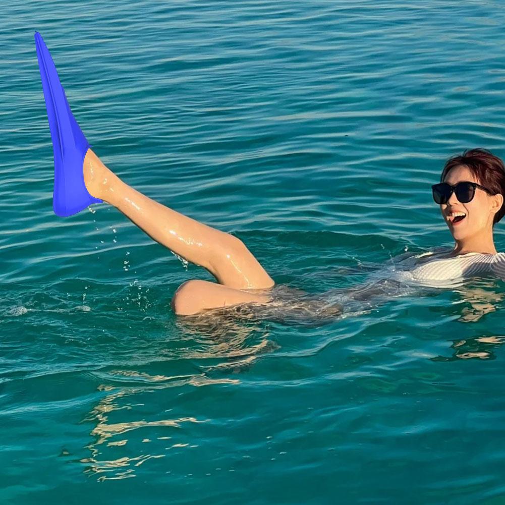 Silicone Fins Adult Training Short Fins Men's Women's Swimming Diving Equipment Fins Diving Fin Non Slip Swimming Shoes Flippers