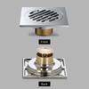 Square Shower Drain 4 Inch Size Sink Strainer Durable Hair Catcher  Shower Area