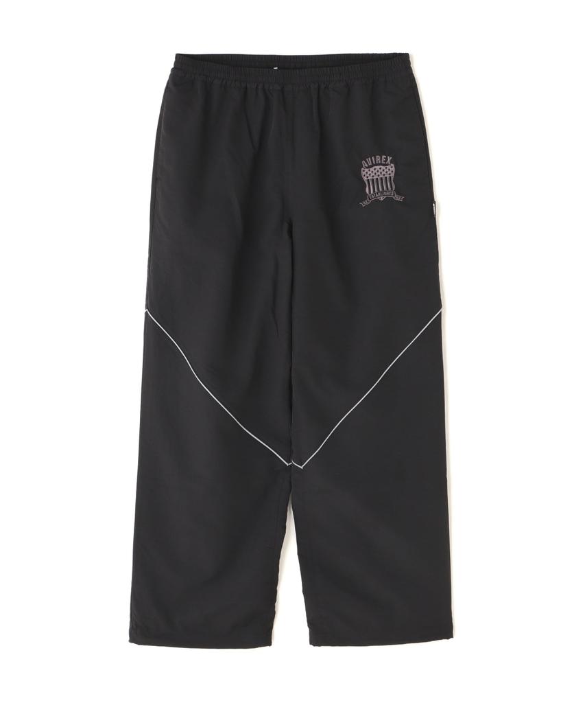 AVIREX NYLON PIPING PANTS Men's XL 010 Black 783-5110024