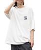 WEGO Short Sleeve by Cool Touch with Summer Size White Men's T-Shirt, Custom-Made BENDAVIS, One-Point Design, Clothing, Gift, M,