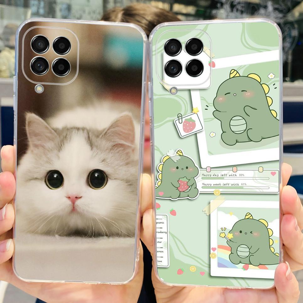 For Cover Samsung M52 5G M54 5G Case Samsung GalaxY M21 Back Cover Halloween Skull 2024 Fashion Pattern Bumper Galaxy M52 M54