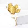Koreanische Version der neuen Legierungs-Emaille-Magnolienbrosche, klein und frisch, vielseitig, Damenanzughemd, Brustblumen-Accessoire-Broschen
