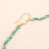 Stylish Layering Necklace Feature Sparkling Glass Crystals Adjustable Twist Chain For Casual or Formal Event