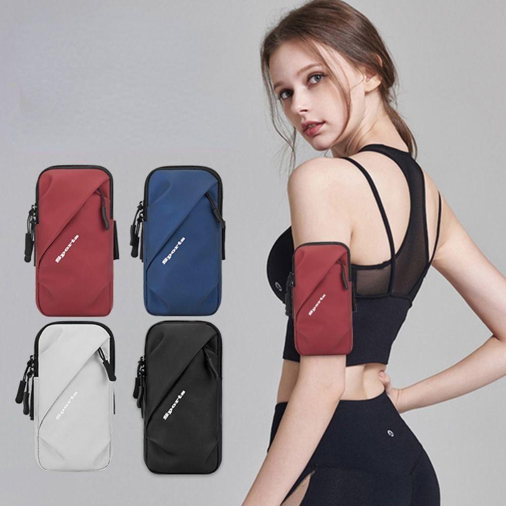 Elastic Adjustable Arm Phone Bag Double Layers Sports Arm Bag Running Phone Bag Sports