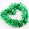 2M Christmas Tinsel Ribbon Garland Gold Silver Color Decorative Tinsel Strips Home Wedding Birthday Party Wall Door Decor