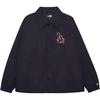 New Era FW24 MLB Vintage Academy Club Series Loose Fit Button-Up Long Sleeve Cotton Jacket Unisex Jackets Black 14385115