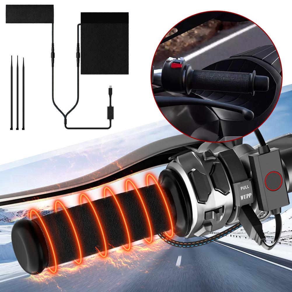 Motorcykel Uppvärmda Handtag Motorcykel Styrehandtag Anti Värme Vibration AntiHalk Värme PD-c Skydd Styre Elektrisk Port H T7X1