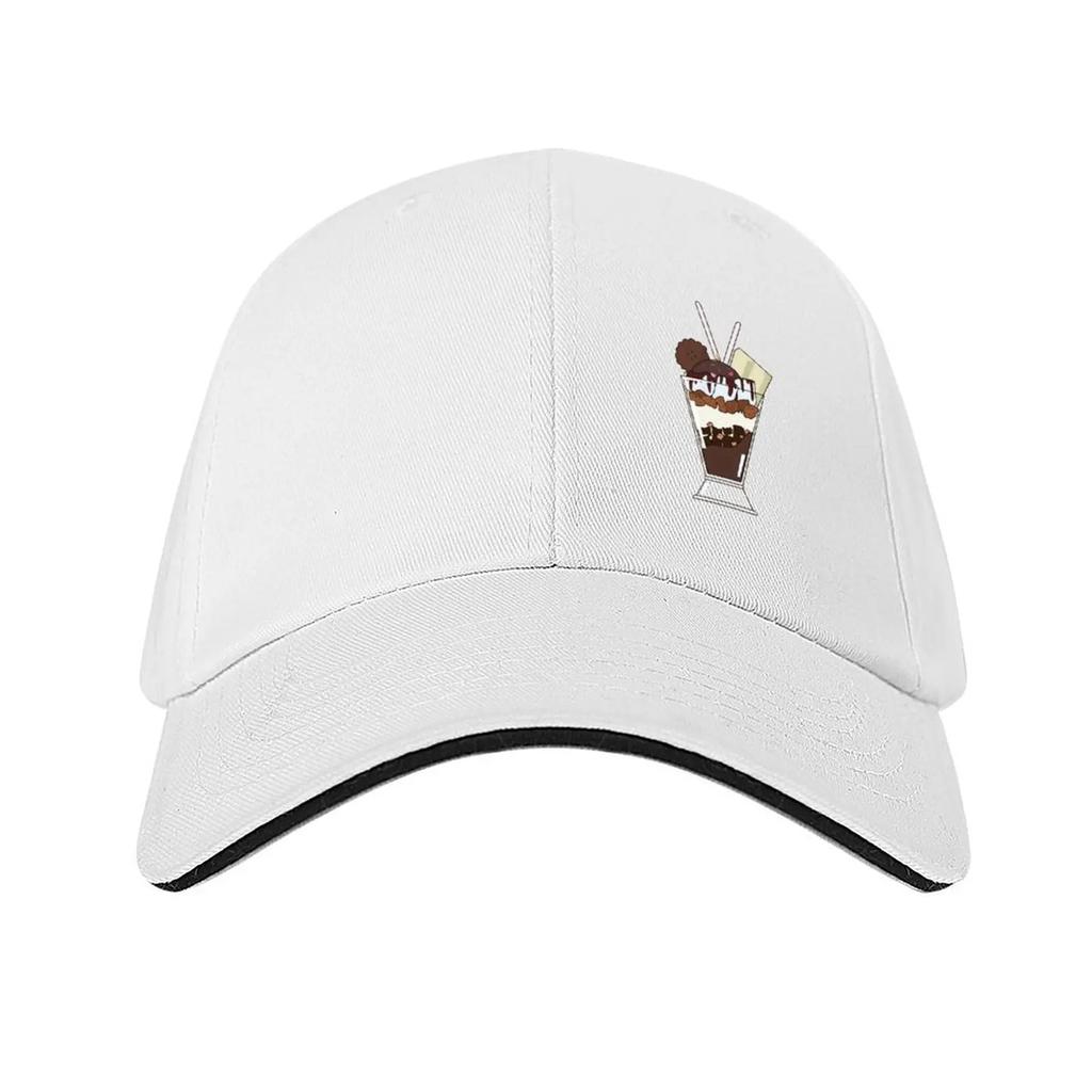Chocolate Parfait Baseball Cap Sunscreen Rave Cute Custom Hat Mens Caps Womens