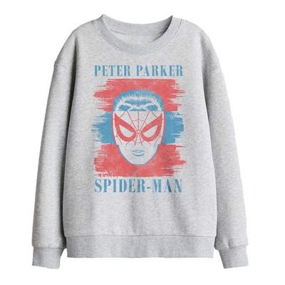 Childrens/Kids Peter Parker Stripes Sweatshirt