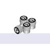 Creative Cool Design Paw Pet Animal Paw Footprints Emblém Auto Pneumatika Víčko ventilku Pneumatika Prach Cap Dekor Pro univerzální styling auta 4ks