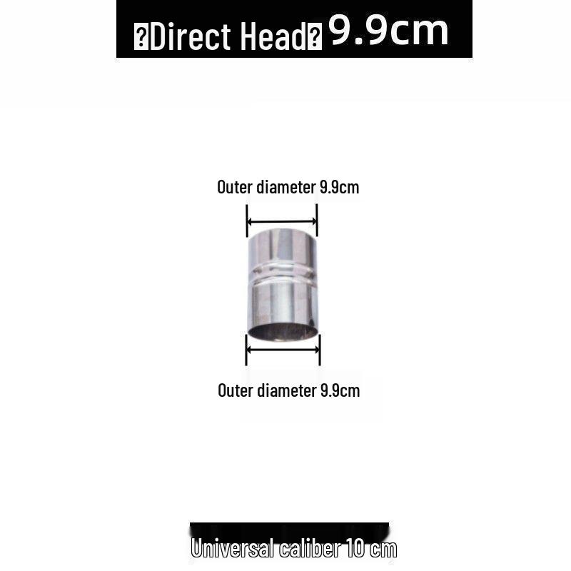 

Повний набір аксесуарів для дров яної печі: Нержавіюча сталь для димоходу та повітрозабірної труби, труба та коліно для опалювальної печі.