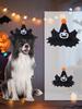 1Pc Halloween Pet Headband & Hat,  Cartoon Pumpkin Adjustable Scarf, Cats Dogs To Celebrate Any Festival  Triangular Bib