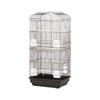 Grande Cage à Oiseaux pour Perroquets et Mynas - Design Phénix Noir