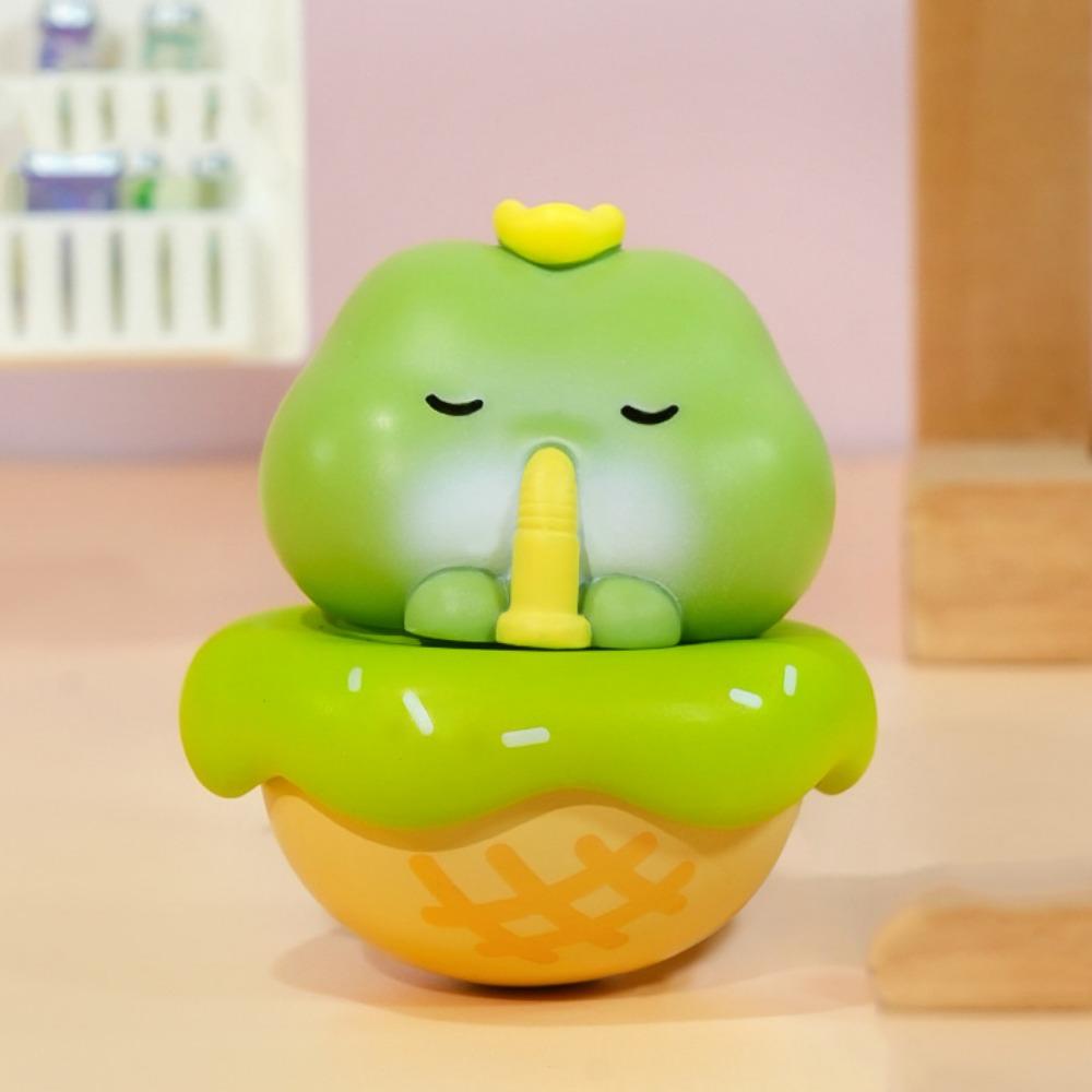 

Панда Лягушка Фигурка Украшение Модель Пить Напитки Кукла Орнамент Украшение Style 4