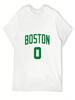 Boston Jersey T-Shirt Basketball Graphic Tees Anime  Unisexs Graphic T-Shirts Pack