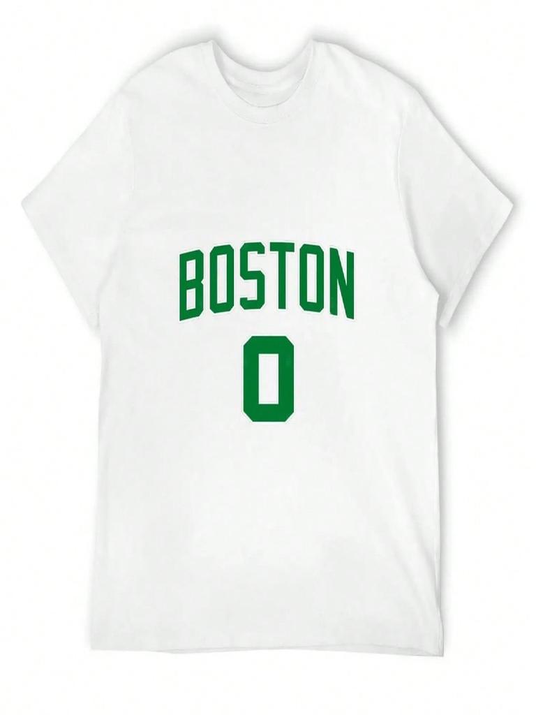 Boston Jersey T-Shirt Basketball Graphic Tees Anime Unisexs Graphic T-Shirts Pack