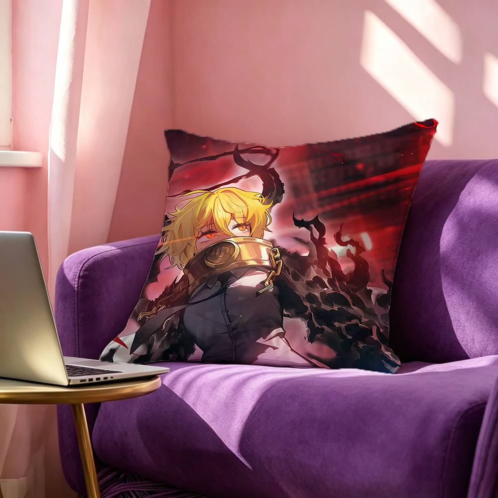 L-Limbus C-Company Don Quixote Celebrity Pillow Case Square Double-Sided Sofa Cushion Cover Bedroom Bedside Pillow