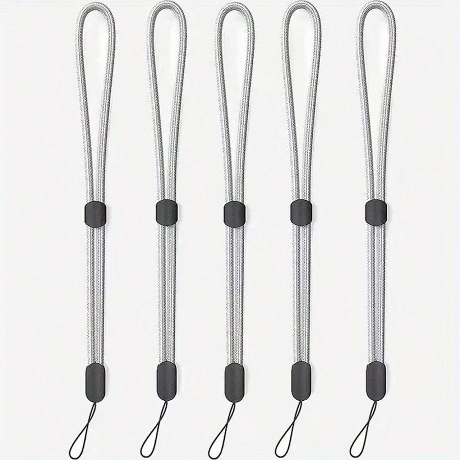 headphone cover lanyard lanyard portable power bank wrist cord short 5-pack anti loss mobile phone lanyard jacquard rope lanyard adjustable  Unique