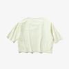 Training wear Soft Dry Cropped UV Protection 32MAD302 Soft Sand Yellow S T-shirt (Wide Silhouette) Sweat-wicking, Quick-drying, Women's