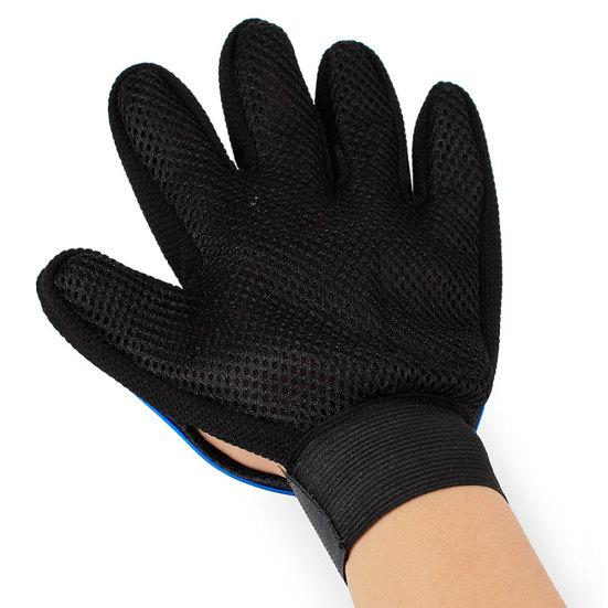 Silicone Pet Dog Cat Massage Gloves Grooming Cleaning Hair Removal Brush Comb