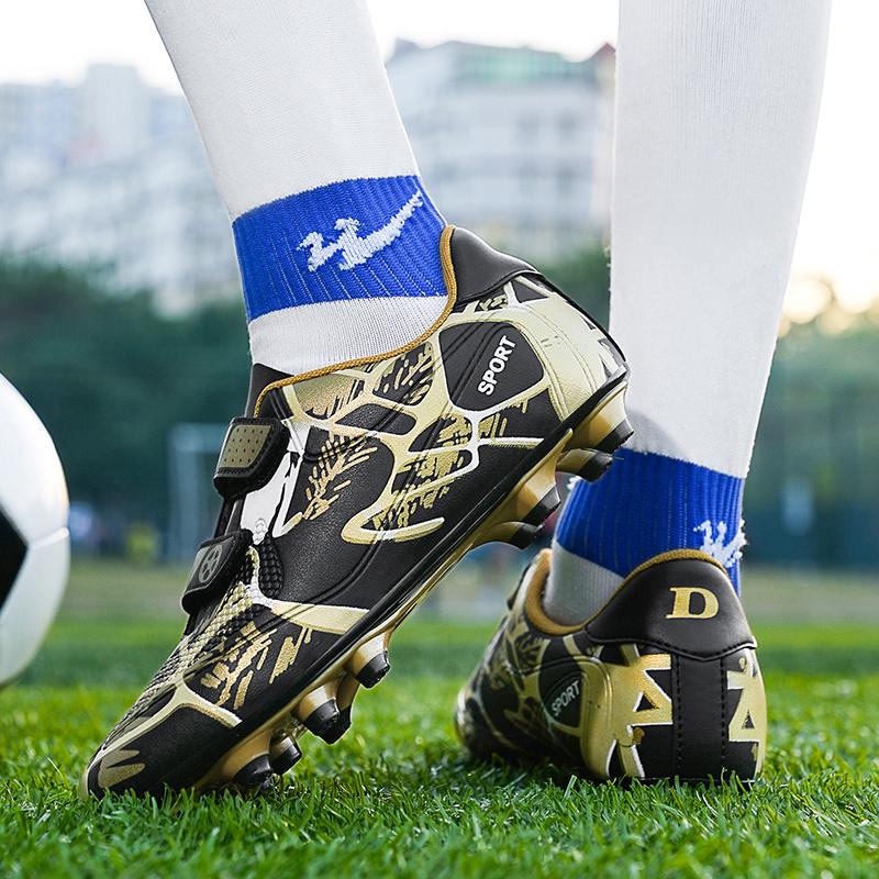 Kid's Football Shoes Youth Nails Solid Double Magic Stick Football Shoes Training Boys Football Boots