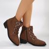 Belt Buckle Thick Heel Short Boots Autumn New Women's Boots Comfortable Martin Boots Fashion Boots