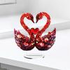 Elegant Acrylic Sign 3D Love Birds Figurine Romantic Statue Contemporary Art Decor for Living Room Shelf Display