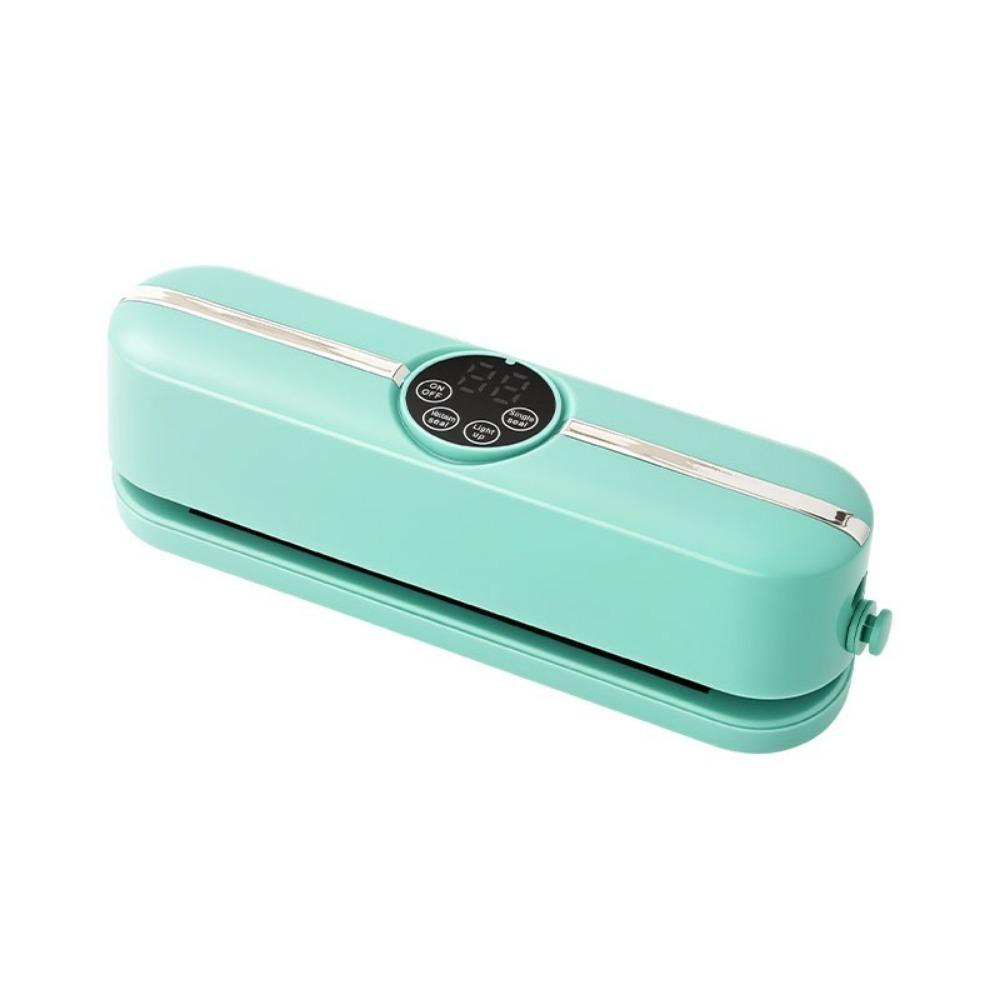 

Automatic Vacuum Sealer USB Rechargeable Food Sealing Machine Vacuum Packaging Machine Household зелений