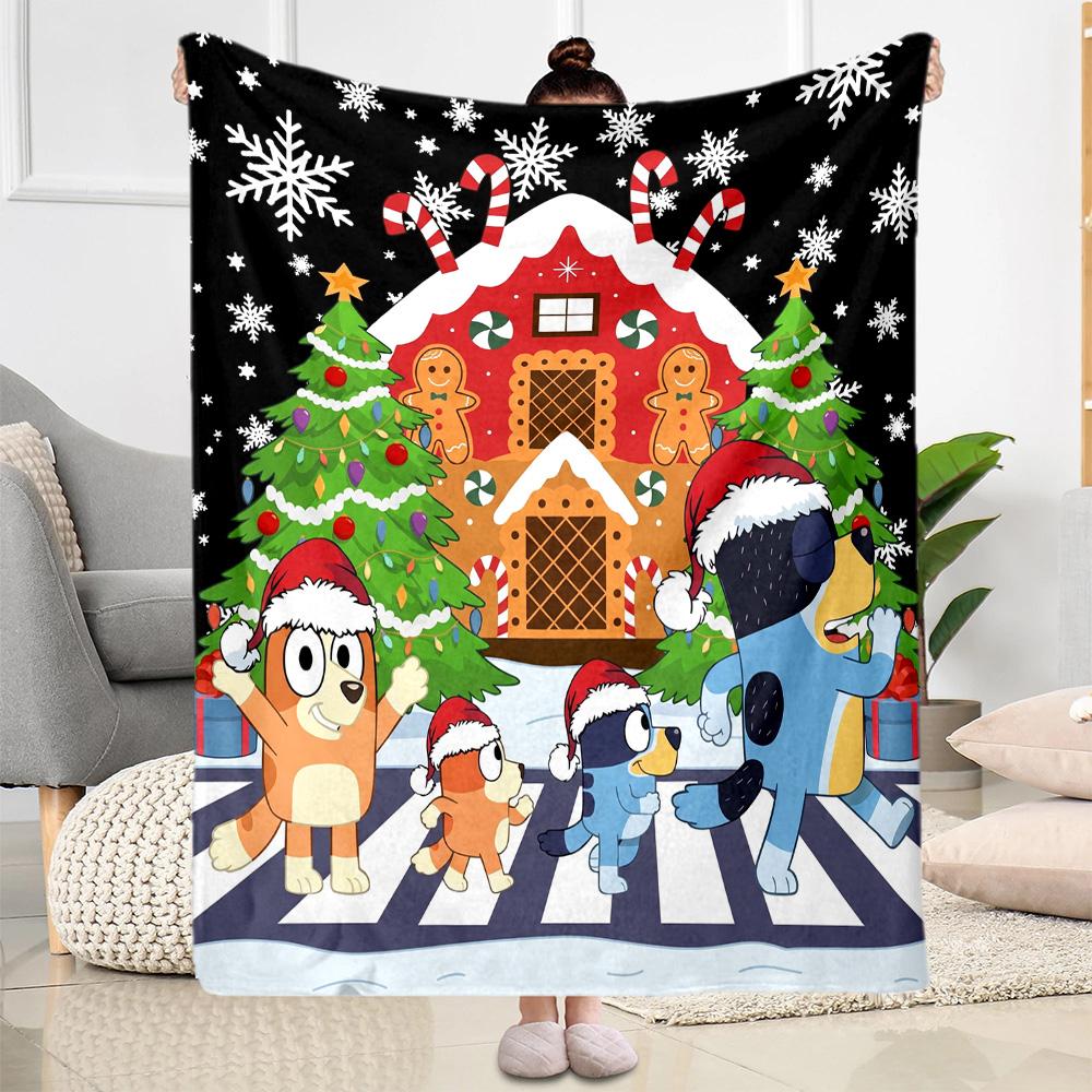 Happy Animal Adventure Blanket Soft & Cozy Suitable for Bed Picnics Office Chair for All Seasons Modern Style Best Holiday Gift for Friends Family