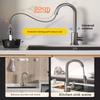 Kitchen Basin Tap Stainless Steel Mixing Taps Dishwashing Basin Splash-proof Booster Water Faucet New Pull-out Sink Faucet